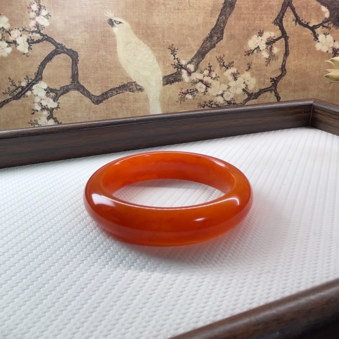 石英质玉（黄龙玉）未镶嵌手镯