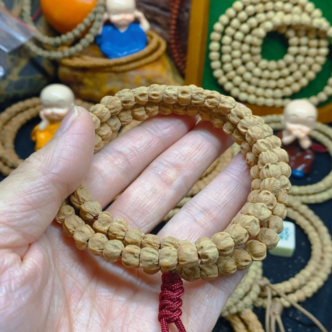 柏香籽/百香籽吊坠多棱深坑