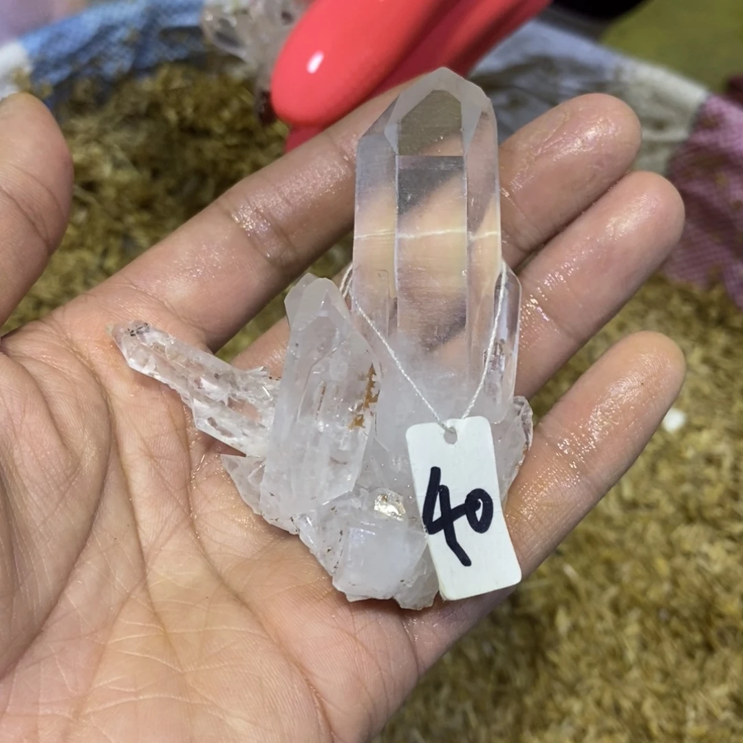 水晶水晶原石摆件未镶嵌