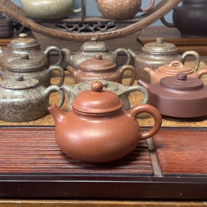 茶壶紫砂宝山红降