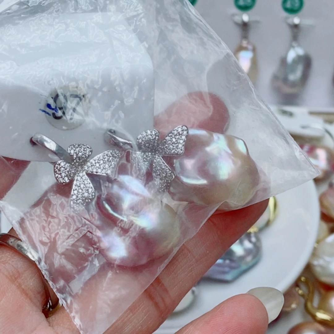 金***╮银S925镶嵌淡水珍珠其他