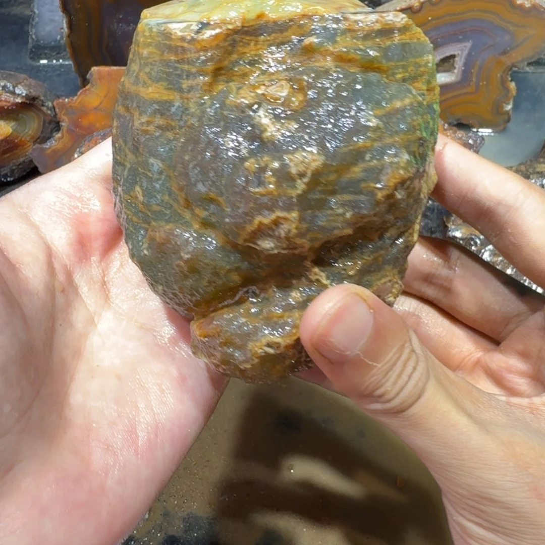 未镶嵌玛瑙/玉髓珠宝半成品