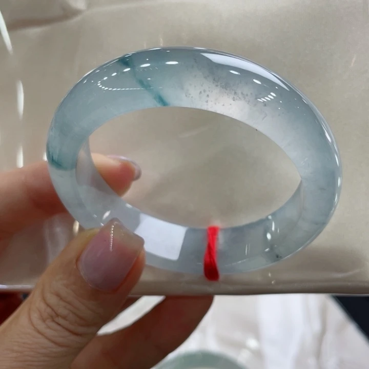 翡翠手镯未镶嵌49正圈