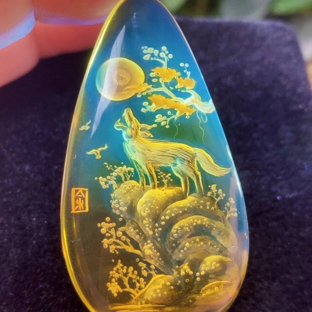 【闪购商品】金珀吊坠(不含链)未镶嵌