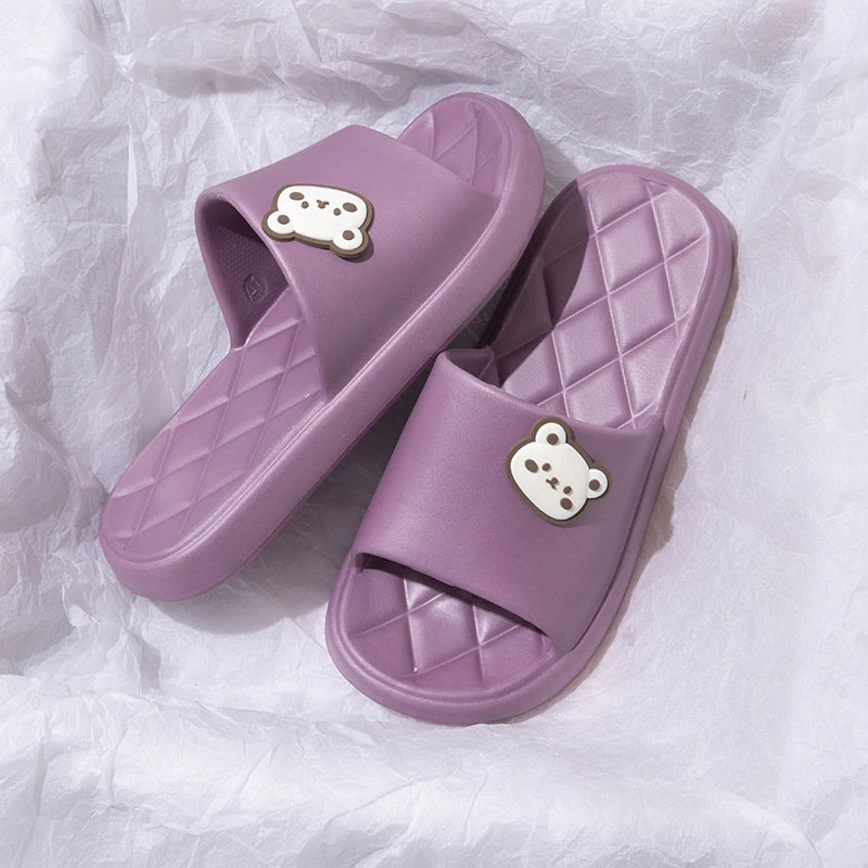 踩屎感凉拖鞋女士2025新款居家浴室防滑耐磨厚底情侣卡通软底拖鞋