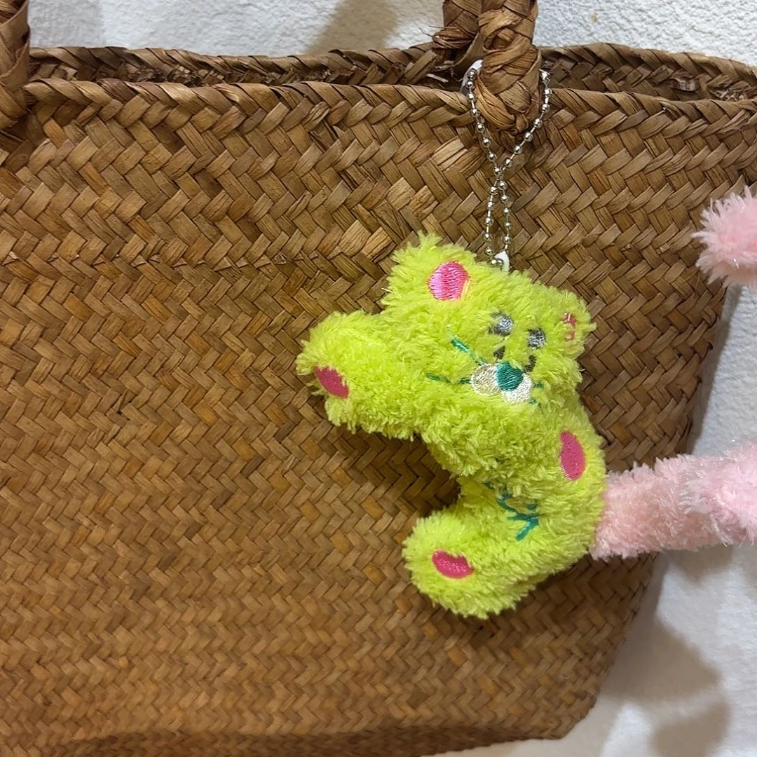非金属布艺绿色猫