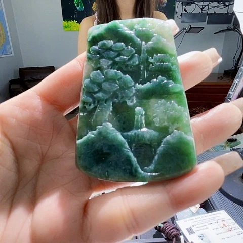 颈饰未镶嵌翡翠一个