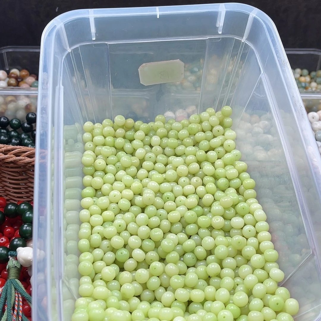 白玉菩提吊坠白****·Q/10mm/1500颗锅底