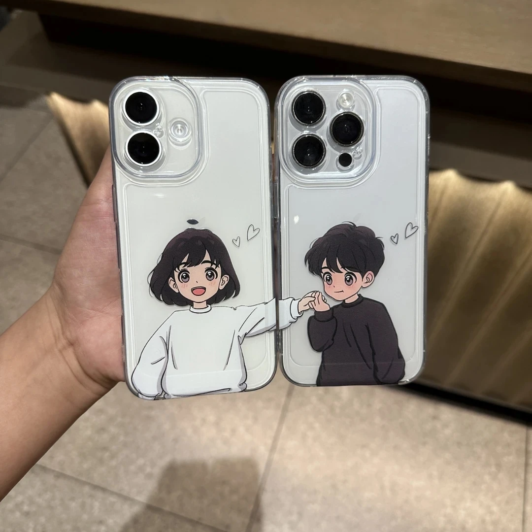 雅天立情侣男孩女孩适用iPhone16/15苹果17手机壳华为vivoppo小米