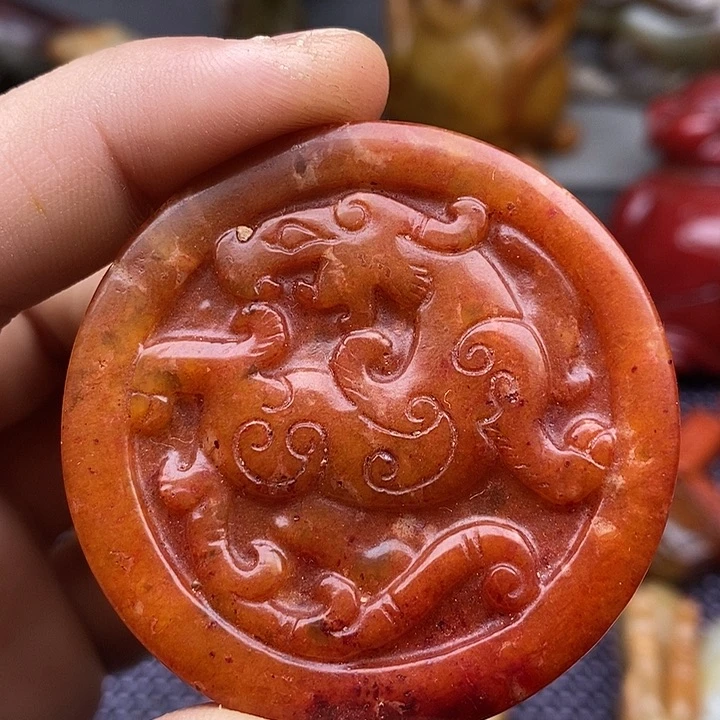 未镶嵌蛇纹石玉颈饰