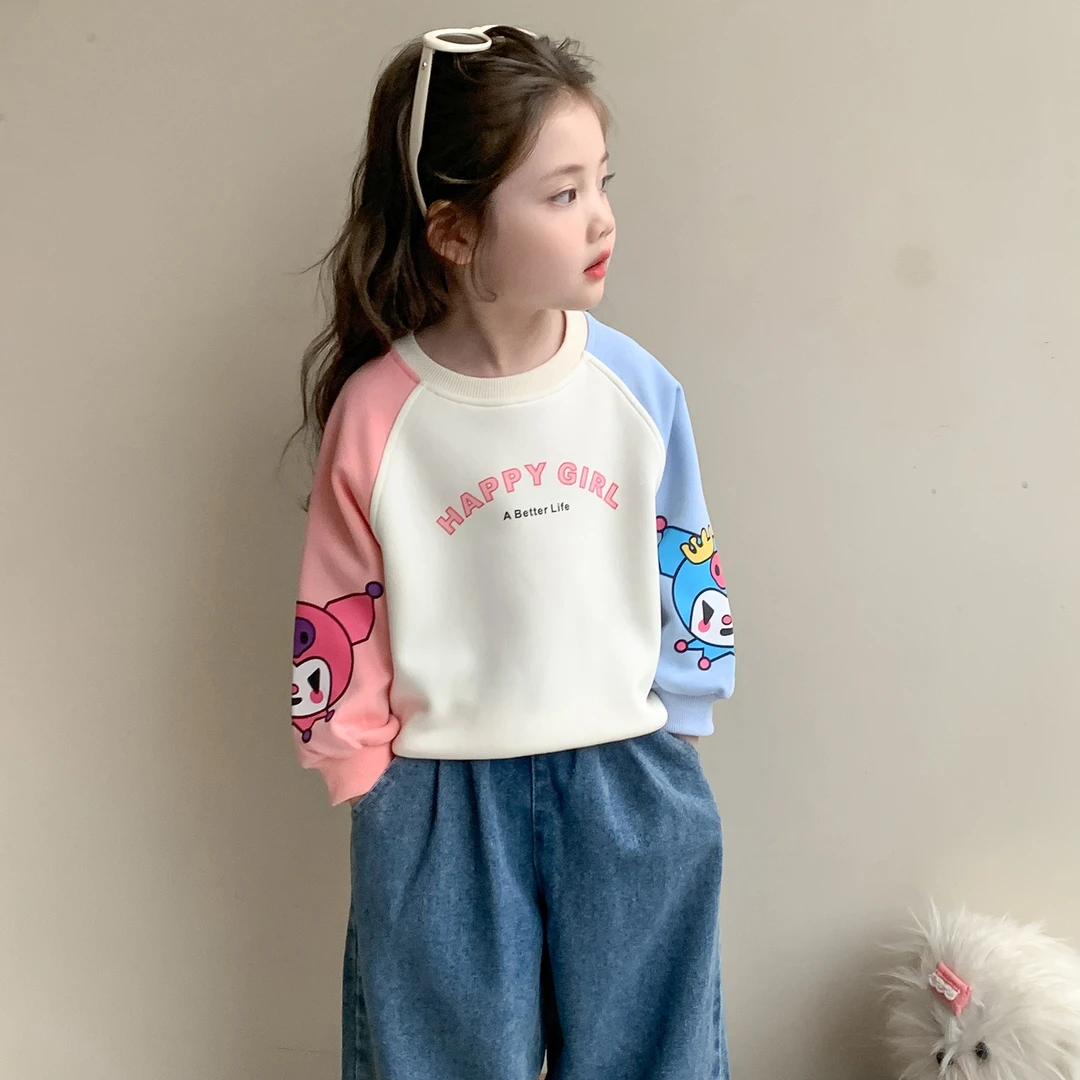 女童卫衣春秋款2025新款洋气儿童秋装上衣宝宝秋季长袖衣服网红潮