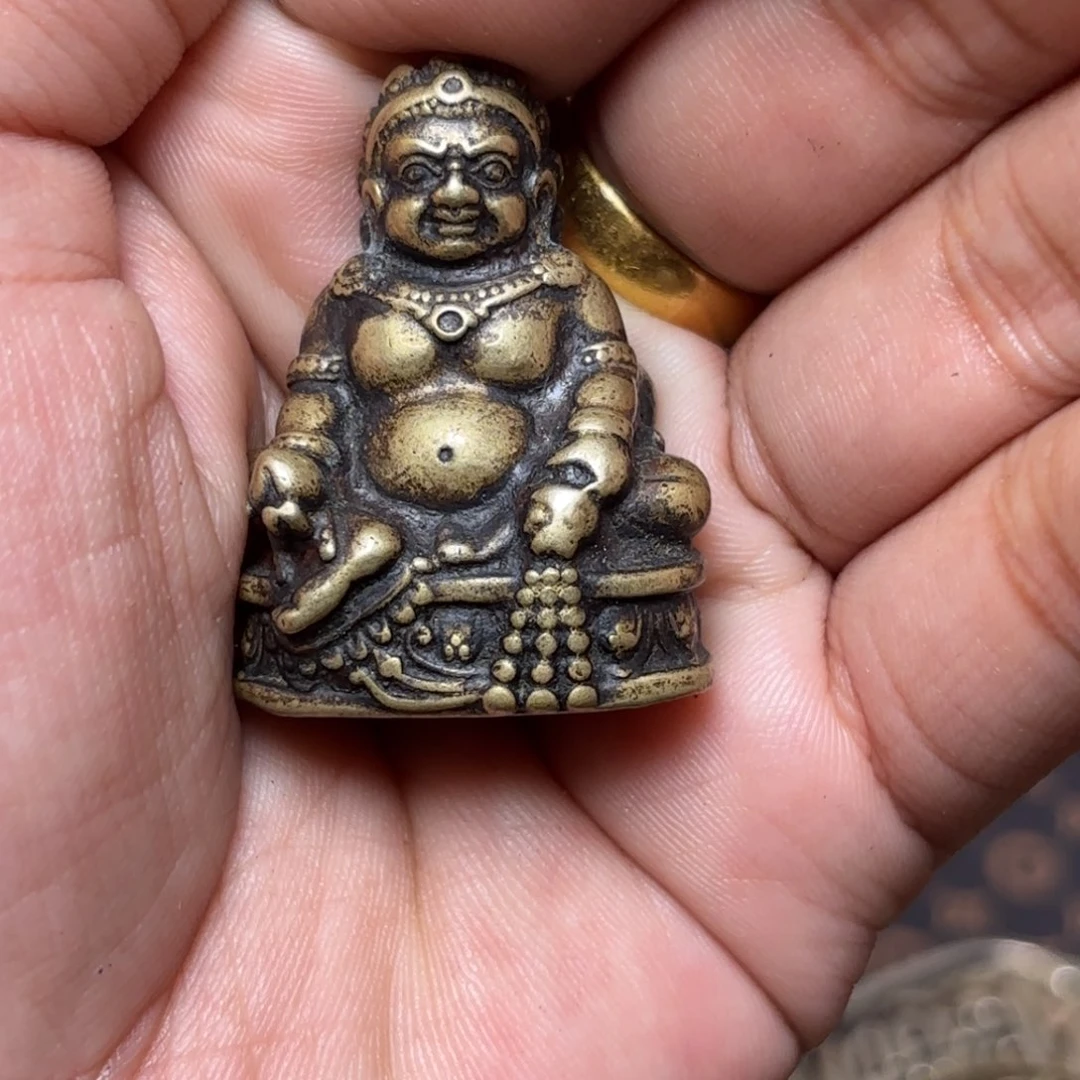 铜星月菩提吊坠项链