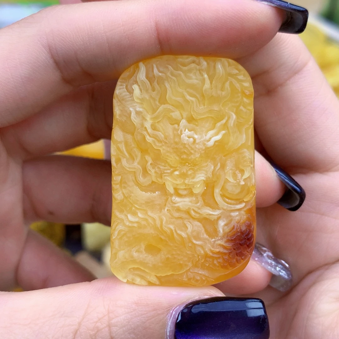 琥珀未镶嵌裸石44×27