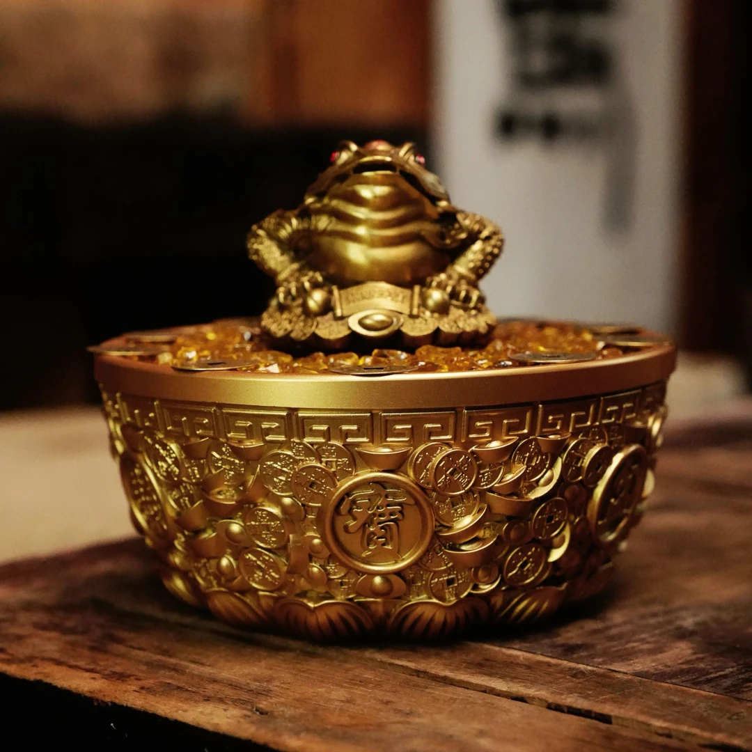 【泰山聚宝缘】泰山正宗正版聚宝盆套装带证书直径20厘米（泰组0001）