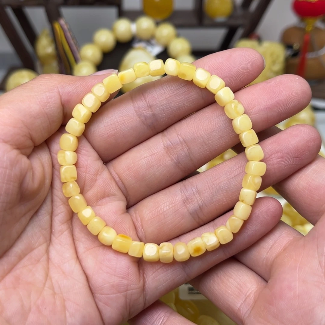 手串蜜蜡未镶嵌阿*5+随形