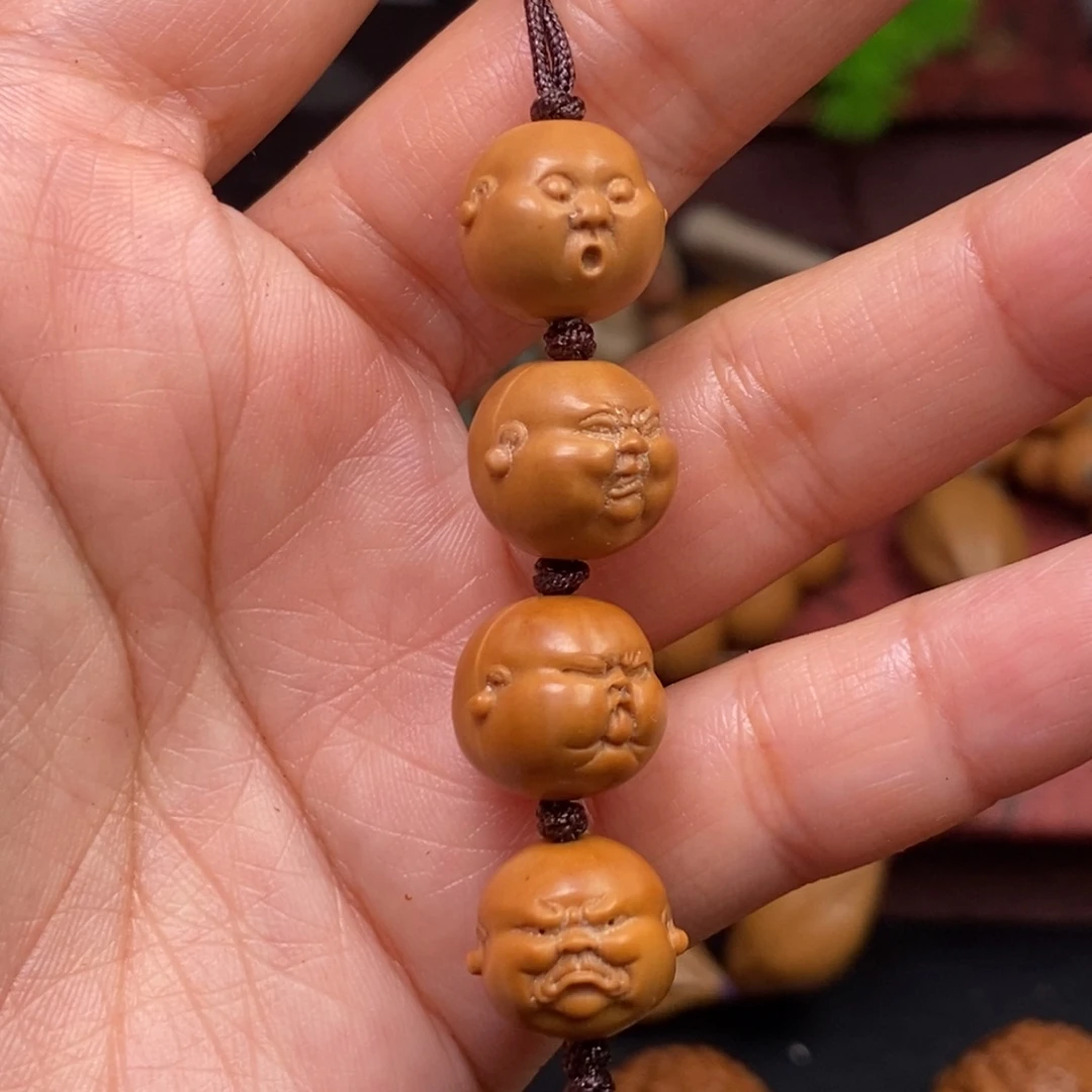 P***D猴头核桃吊坠橄榄核桃