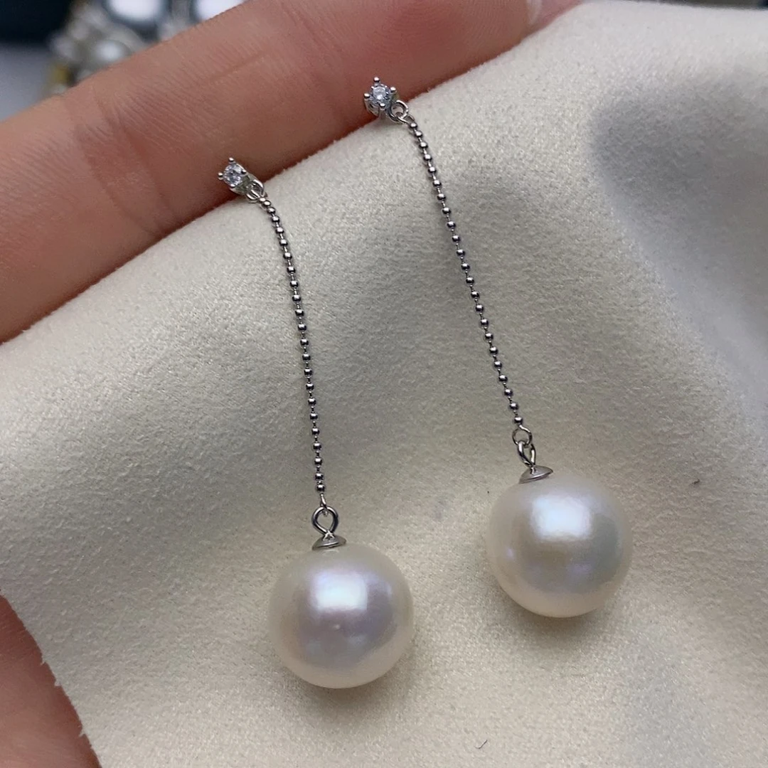 【闪购商品】淡水珍珠耳饰银S925镶嵌20
