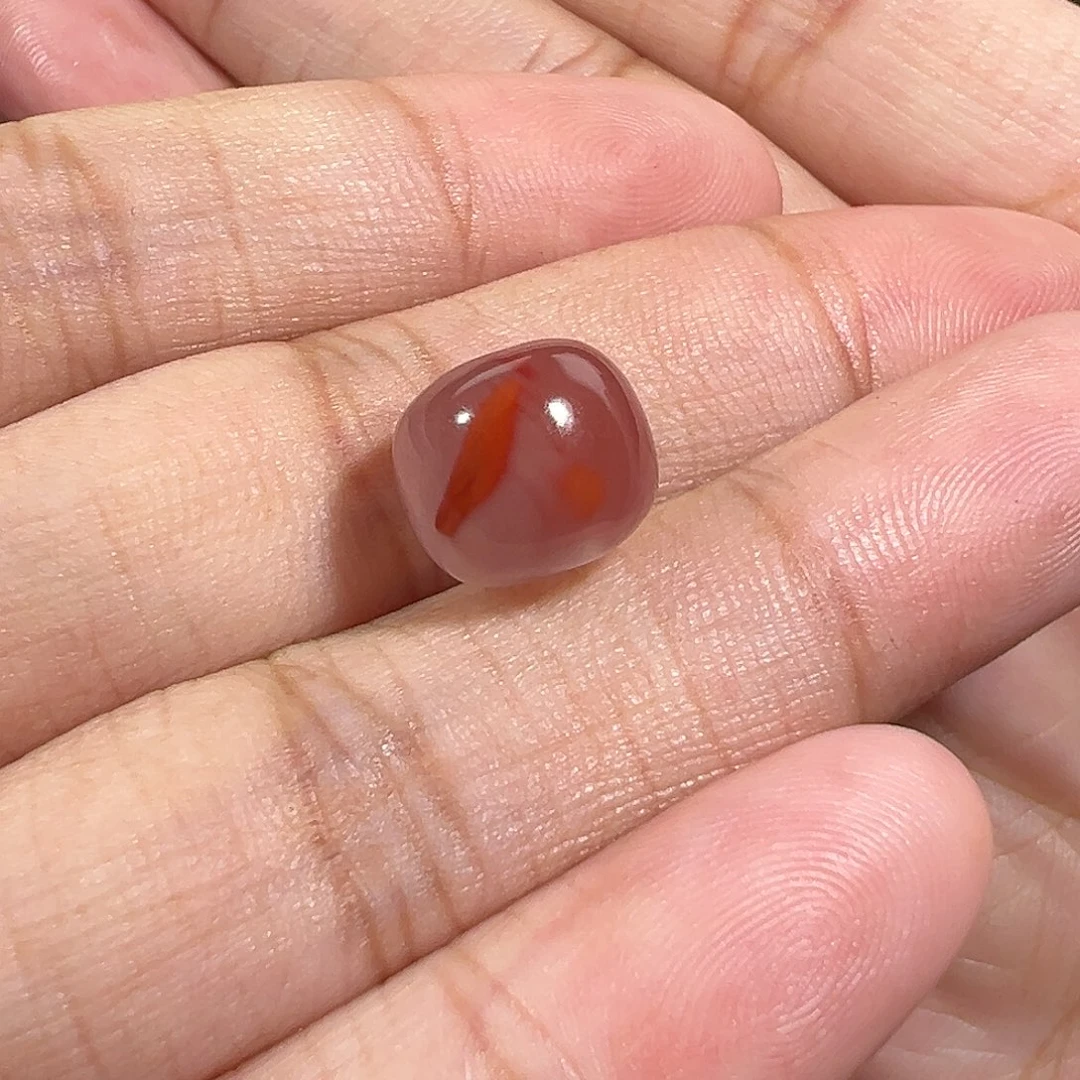 南红玛瑙未镶嵌珠宝奇石老型珠10.4m m