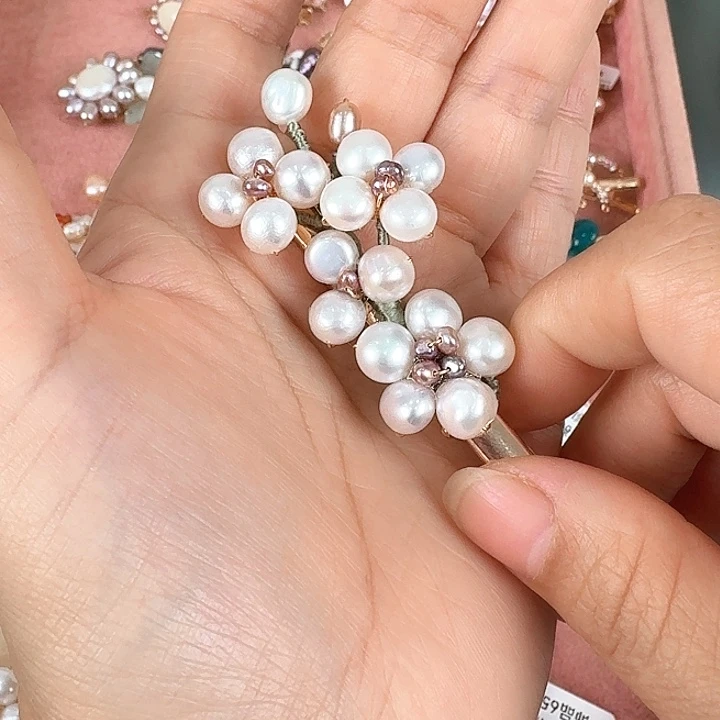 未镶嵌淡水珍珠发饰