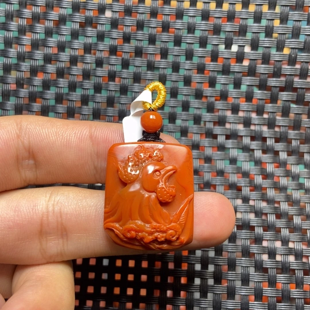 吊坠(不含链)未镶嵌南红玛瑙