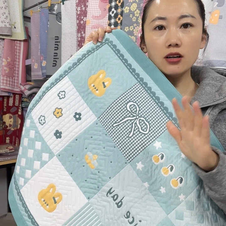 棉特价绿色百福图