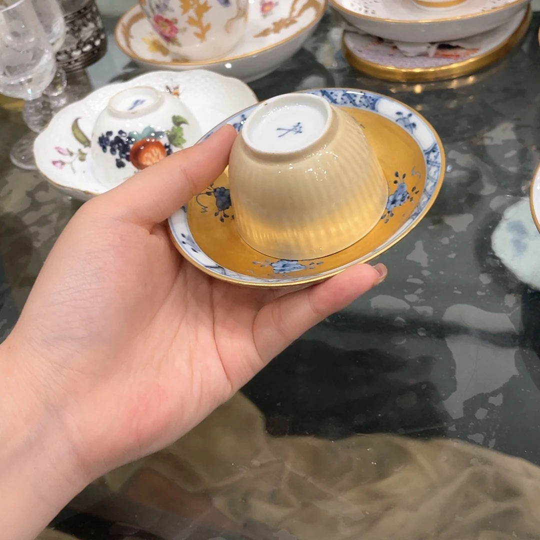 瓷片中古一等茶盅