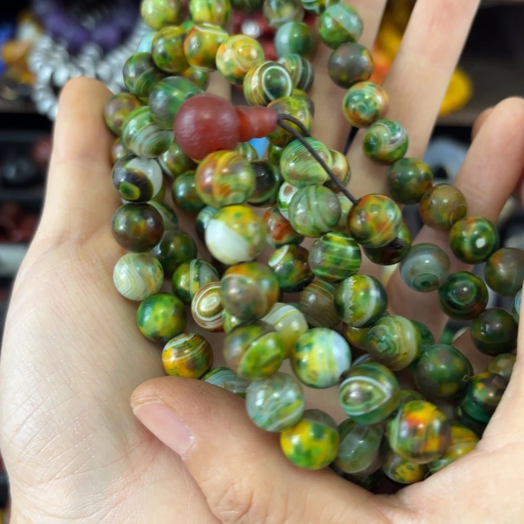 二***爷玛瑙/玉髓颈饰未镶嵌