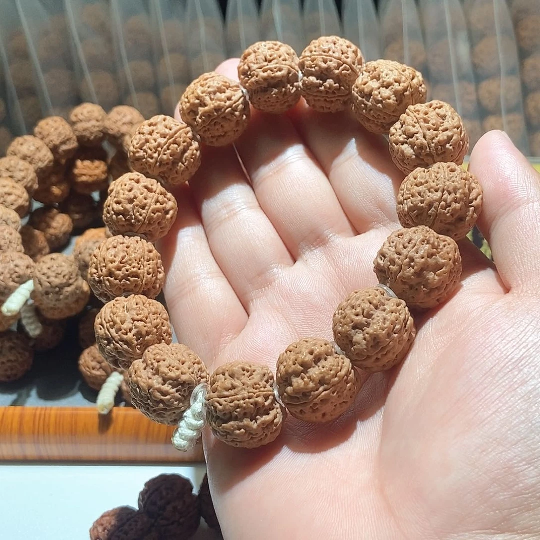 吊坠金刚菩提粗筋聚宝盆梅花20mm