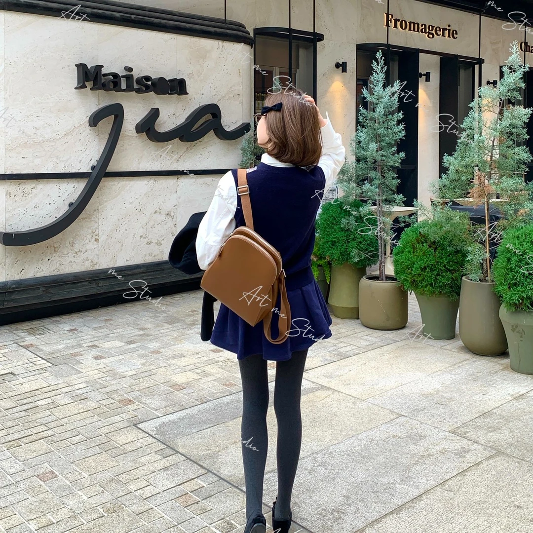 【ART ME】miu系纯棉俏皮风复古学院风活力减龄格纹两色半裙w2047l1