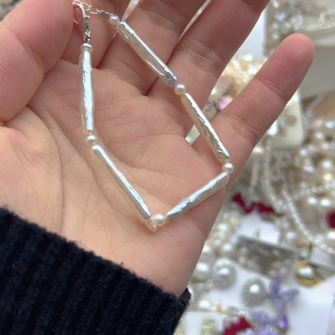未镶嵌颈饰淡水珍珠