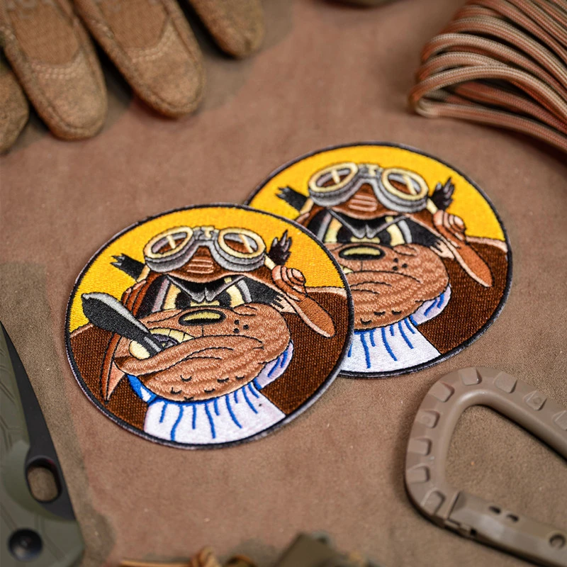 WWII二战美国第八航空队603轰炸机中队臂章恶犬徽章军迷刺绣 肩章