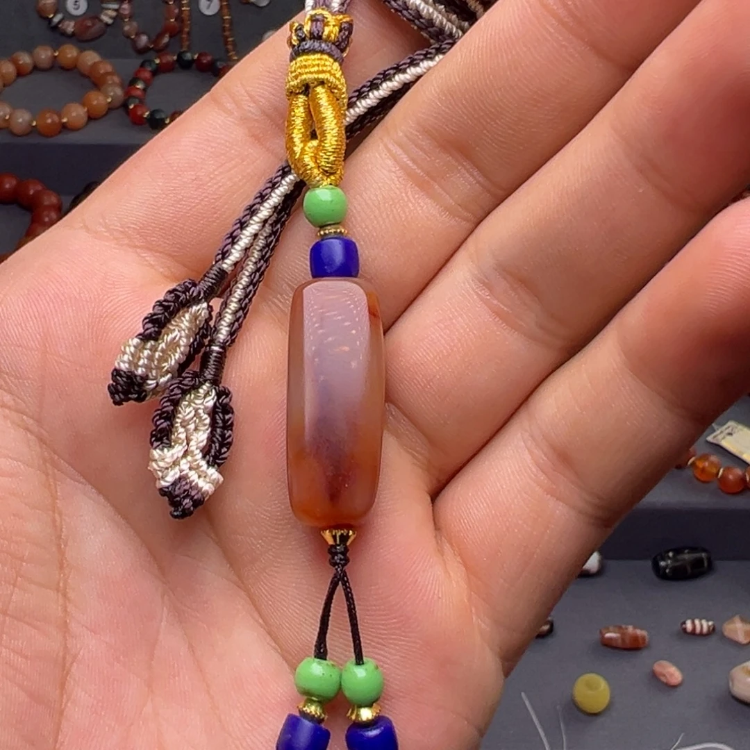 玛瑙/玉髓合金玛瑙对珠