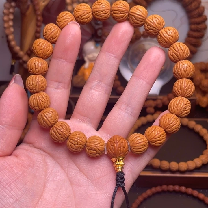 桃核吊坠龙文桃核