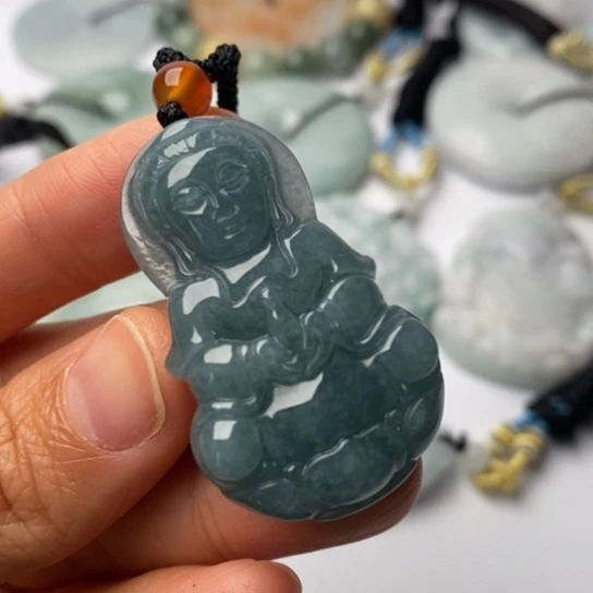 翡翠未镶嵌挂件翡翠