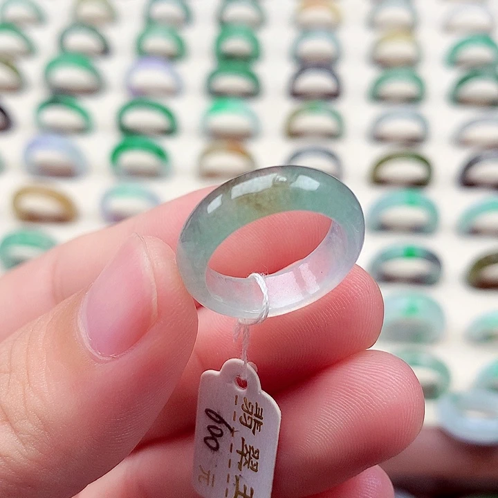 翡翠未镶嵌戒指12号