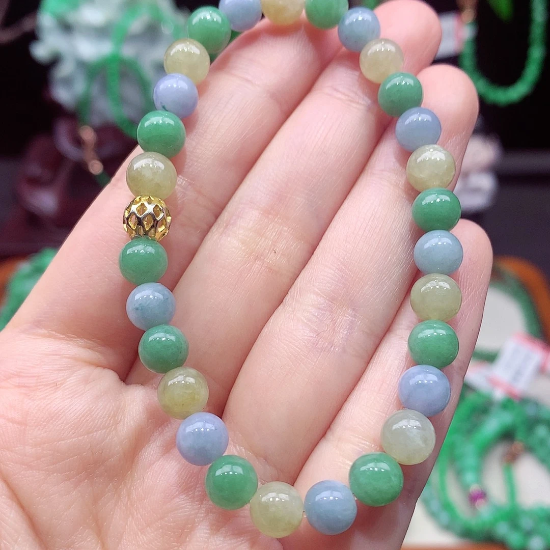 翡翠未镶嵌手链翡翠