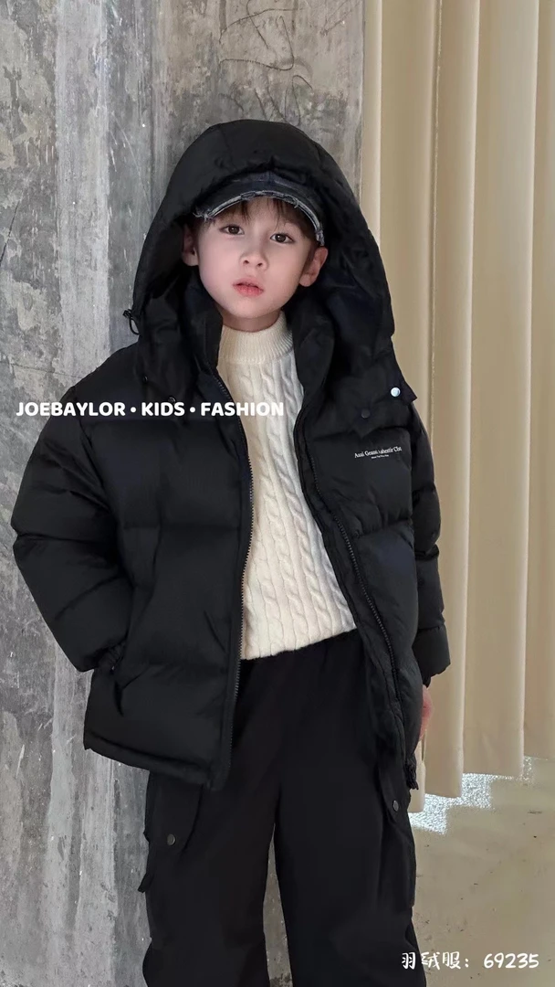 乔贝乐中大童可做亲子款加厚新国标90绒羽绒外套