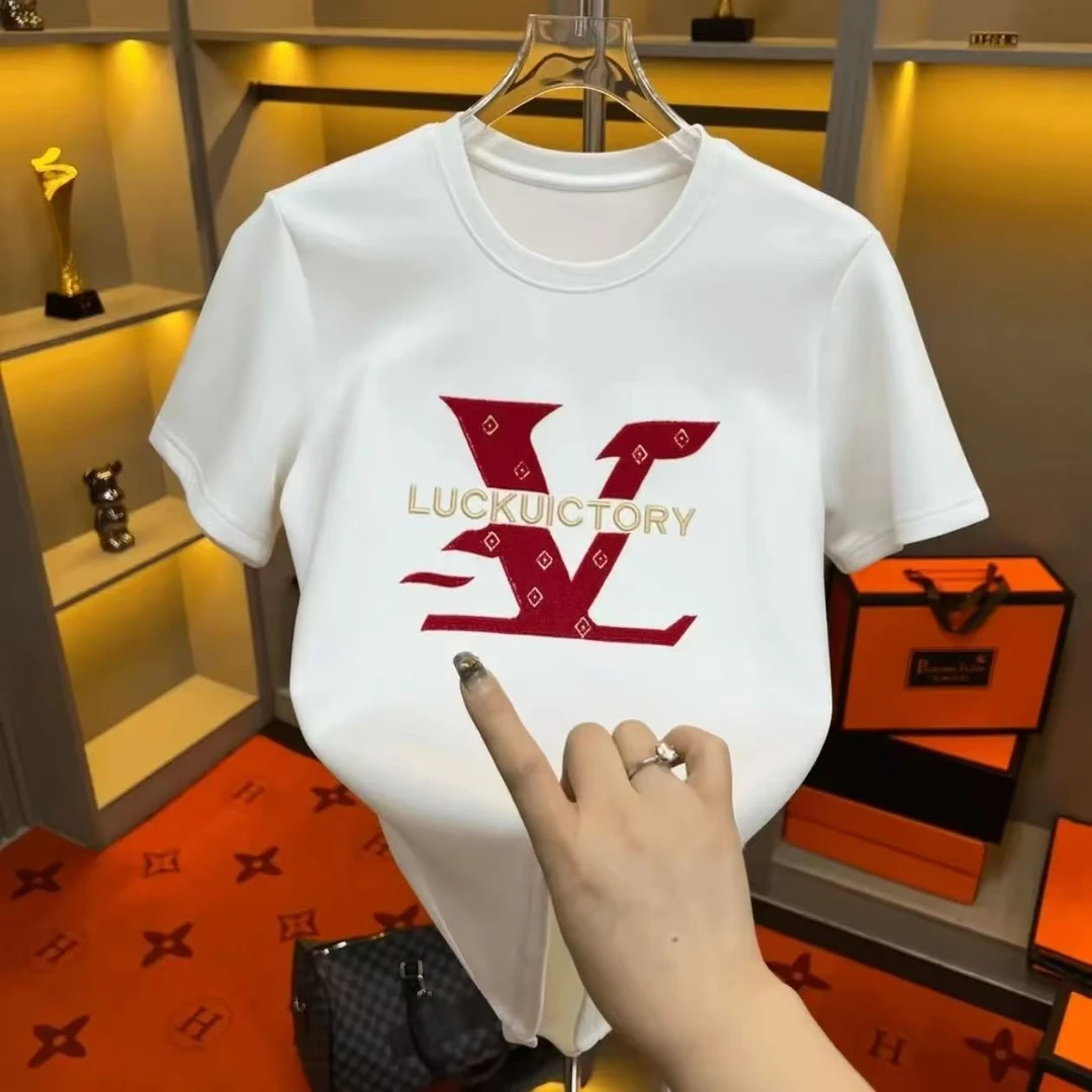 【粉丝福利】百搭夏季短袖男士T恤印花短袖情侣装夏季圆领W