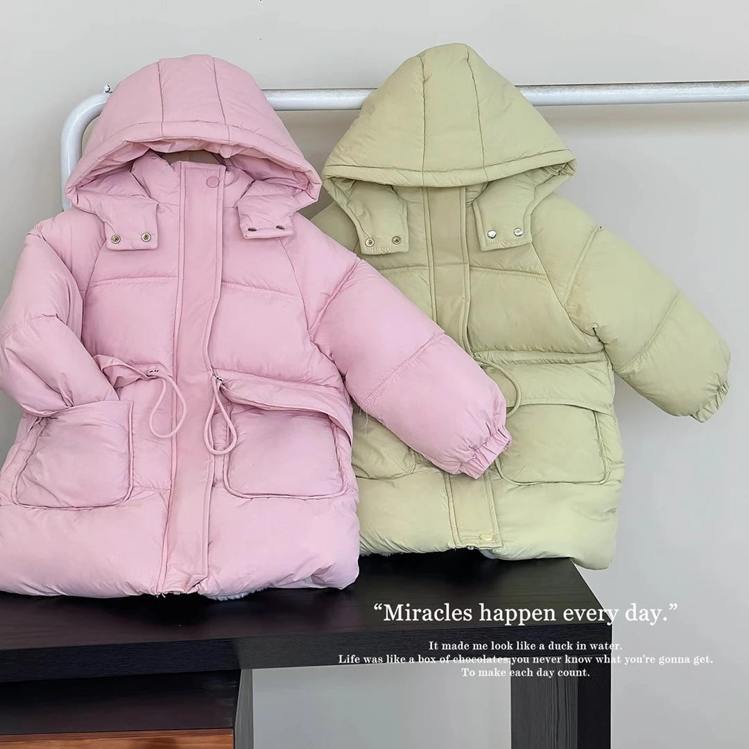 女童棉服冬季新款儿童加厚保暖长袖外套女宝宝洋气上衣24112703