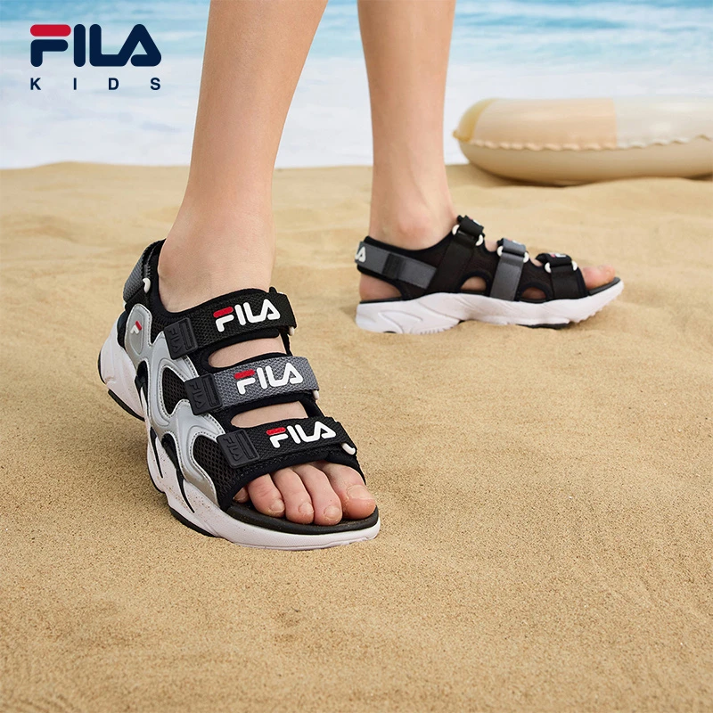 【斐乐儿童】2025夏季新款百搭时尚中大童时尚涉水凉鞋K15B523805