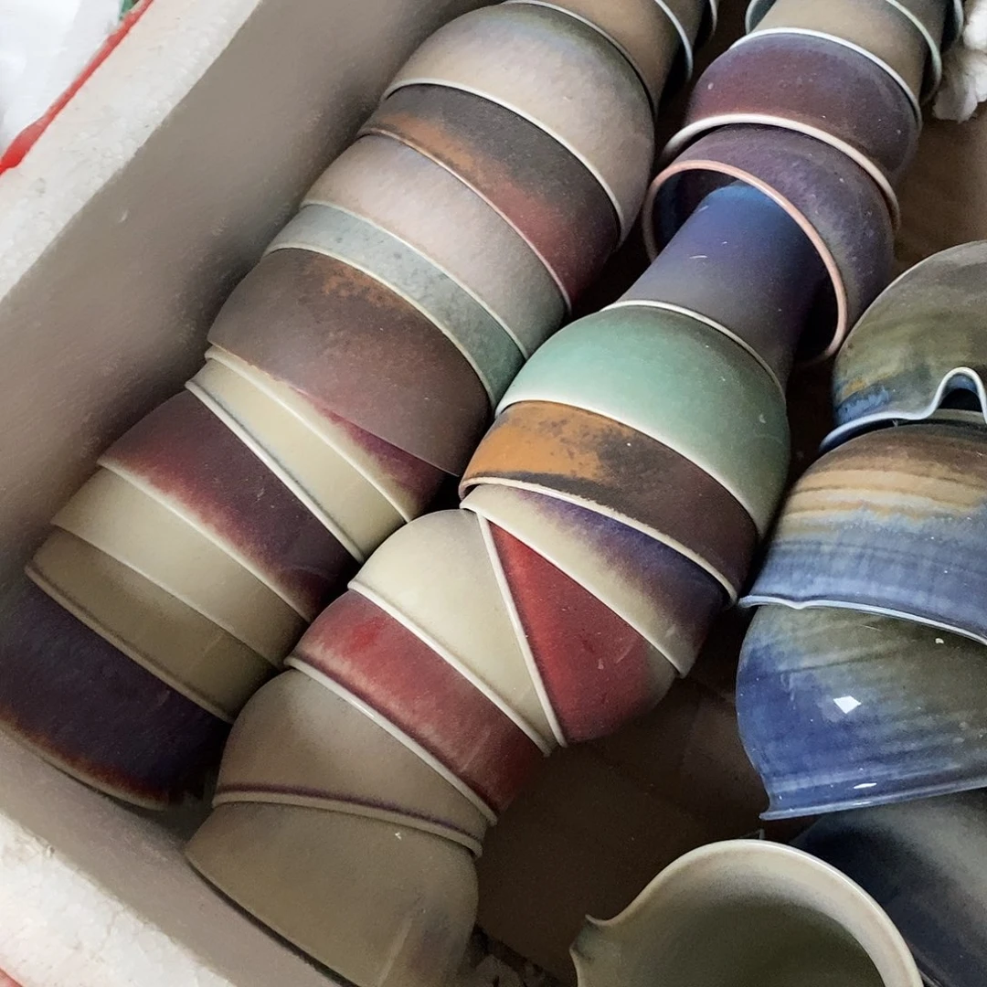 杯景德镇高温还原陶瓷