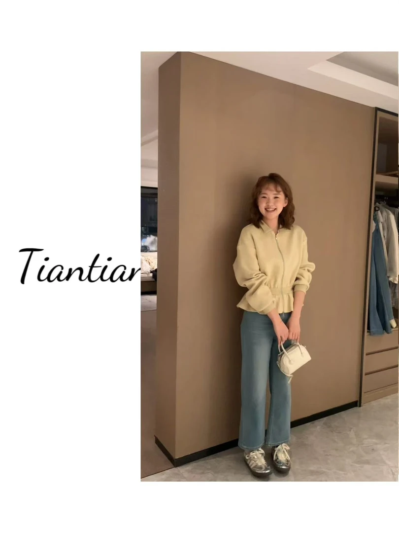 甜甜【小麦穗】欧若风~春季收腰宽松气质卫衣9104