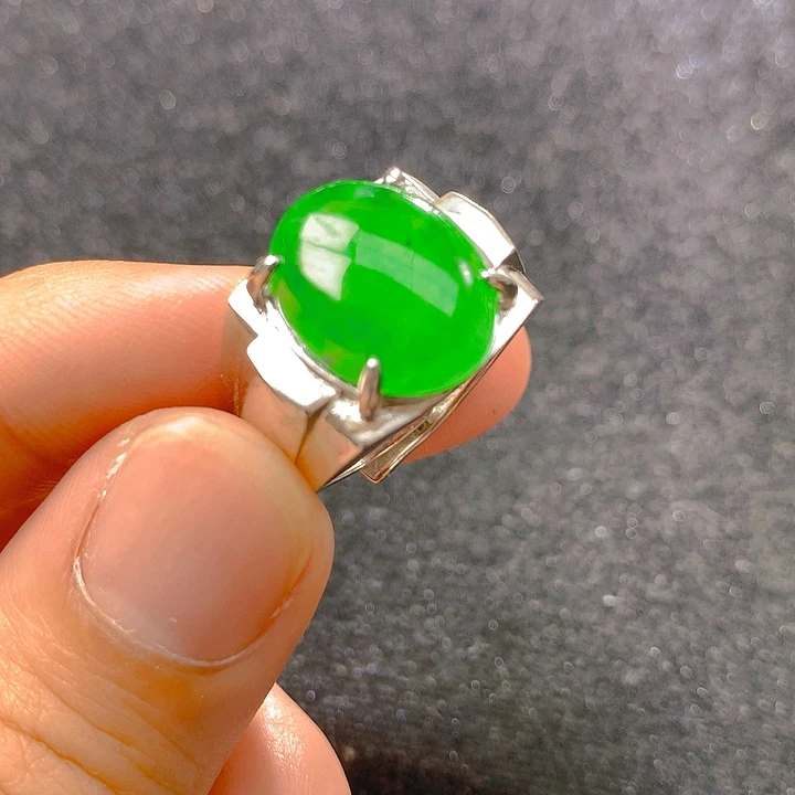 【闪购商品】翡翠银S925镶嵌颈饰翡翠