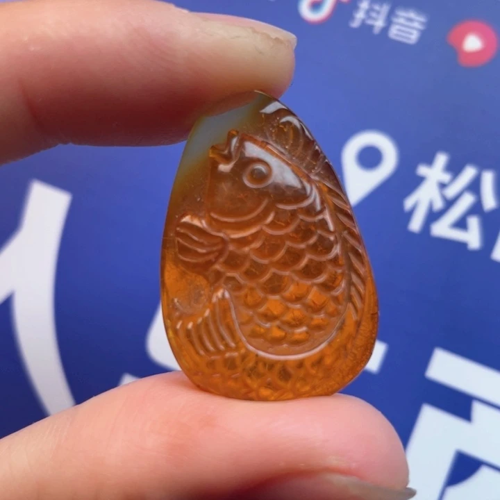 蜜蜡裸石未镶嵌蜜蜡吊坠
