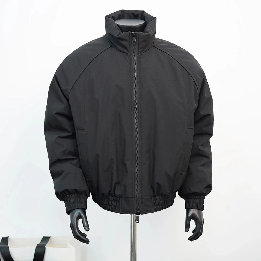 【高品质】双拉链美式三防立领棉服男夹克冬季骑兵棉衣宽松保暖外套