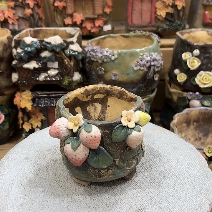 陶然多肉花盆百搭