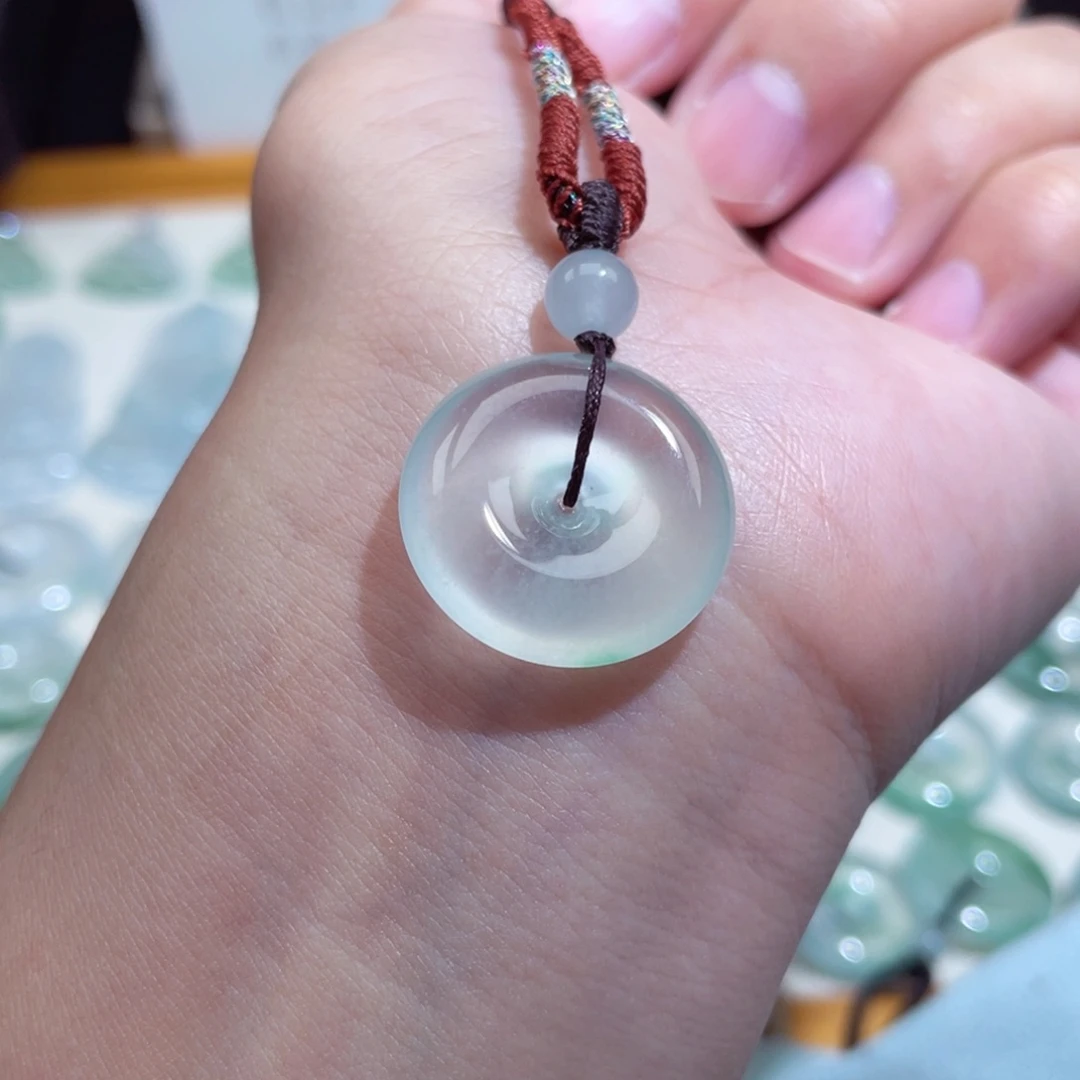 颈饰未镶嵌翡翠扣子