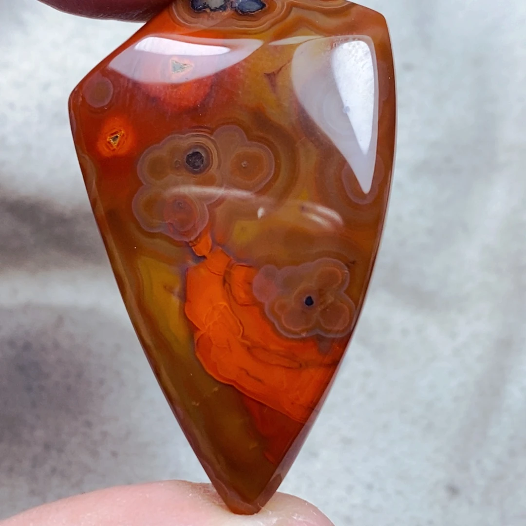 未镶嵌吊坠(不含链)玛瑙/玉髓戴*苗