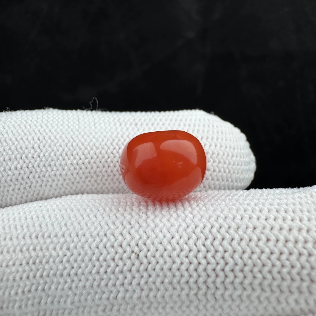 P2083天然南红 扣子11.5*9mm支持复检 假一罚四