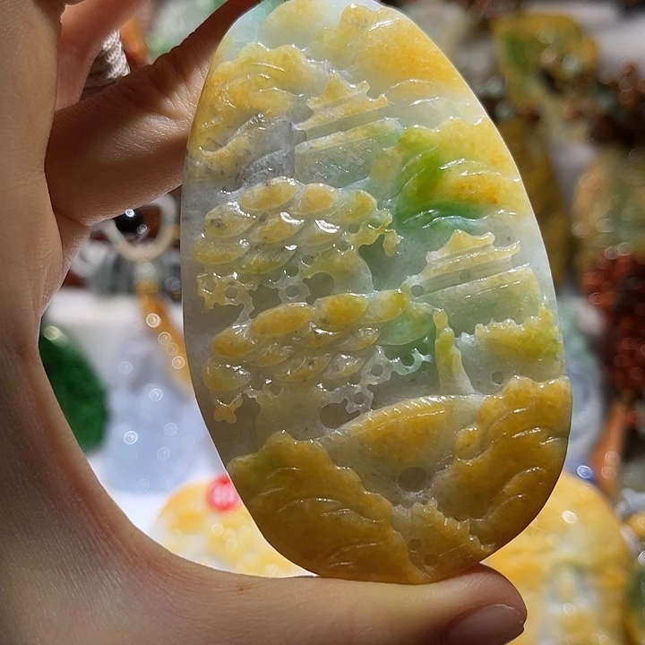 吊坠(不含链)未镶嵌翡翠